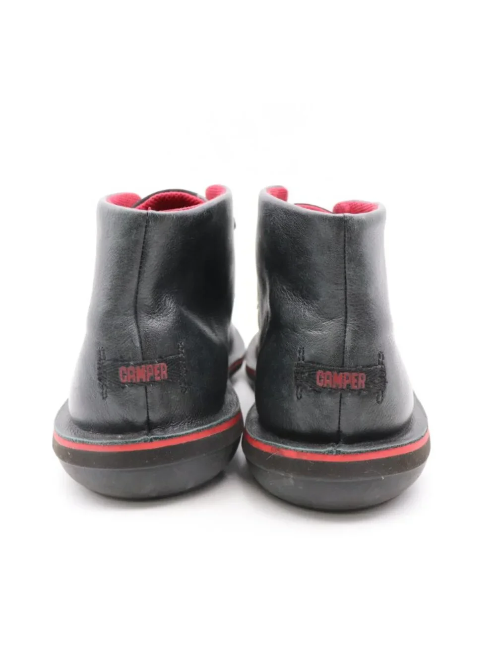 Camper Beetle Men's Size EU 43 Black Leather Ankle Boots Lace Up 36530-008